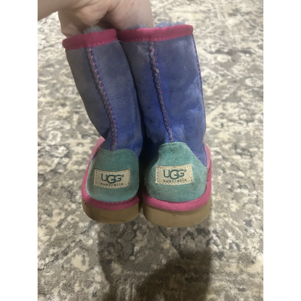 Girls Color block Ugg Australia Suede Boots Size 3
